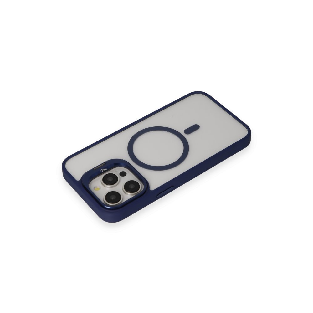 Joko iPhone 15 Pro Max Kılıf Roblox Lens Magsafe Standlı Kapak - Lacivert
