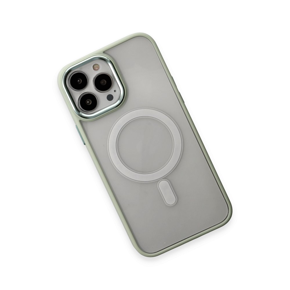  iPhone 15 Pro Max Kılıf Room Magneticsafe Silikon - Su Yeşili