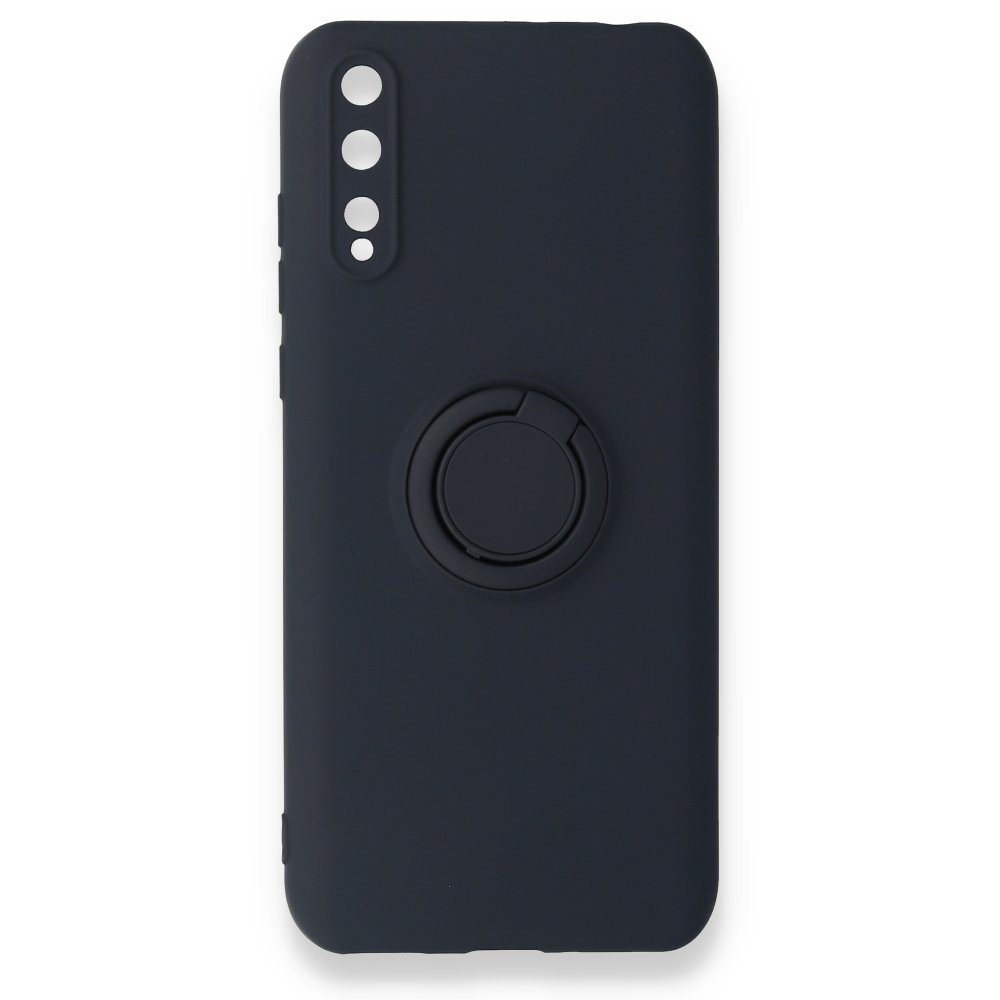Huawei P Smart S Kılıf Viktor Yüzüklü Silikon - Lacivert Huawei P Smart S Kılıf Viktor Yüzüklü Silikon - Lacivert