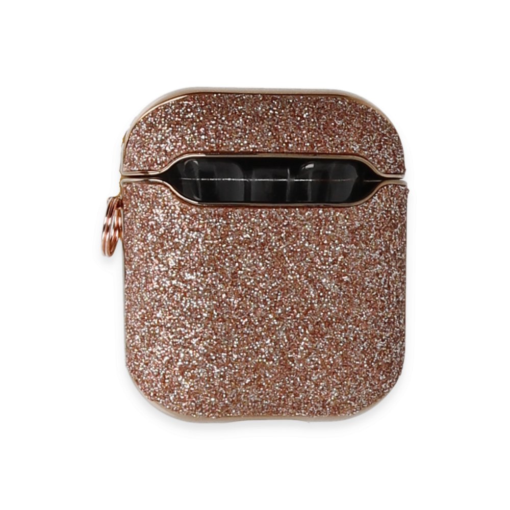 Airpods 2 (2.nesil) Spell Simli Kılıf - Rose Gold Airpods 2 (2.nesil) Spell Simli Kılıf - Rose Gold