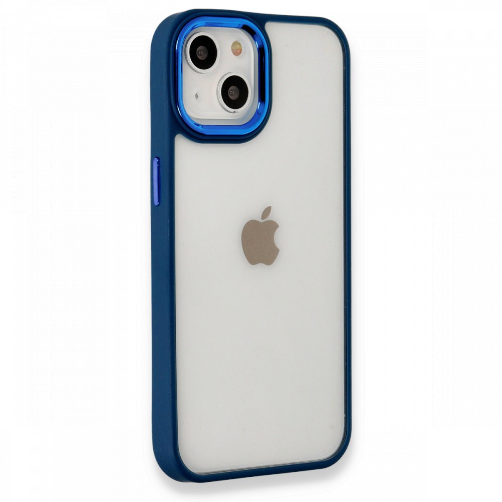  iPhone 14 Plus Kılıf Dora Kapak - Mavi