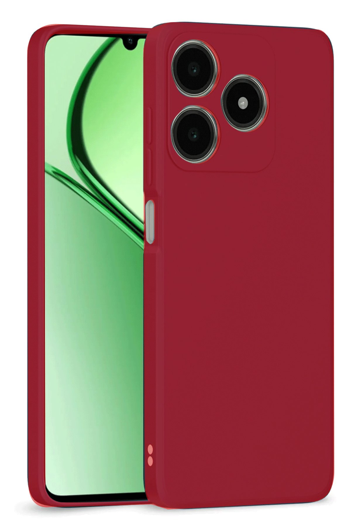 Realme C63 Kılıf First Silikon - Kırmızı Realme C63 Kılıf First Silikon - Kırmızı
