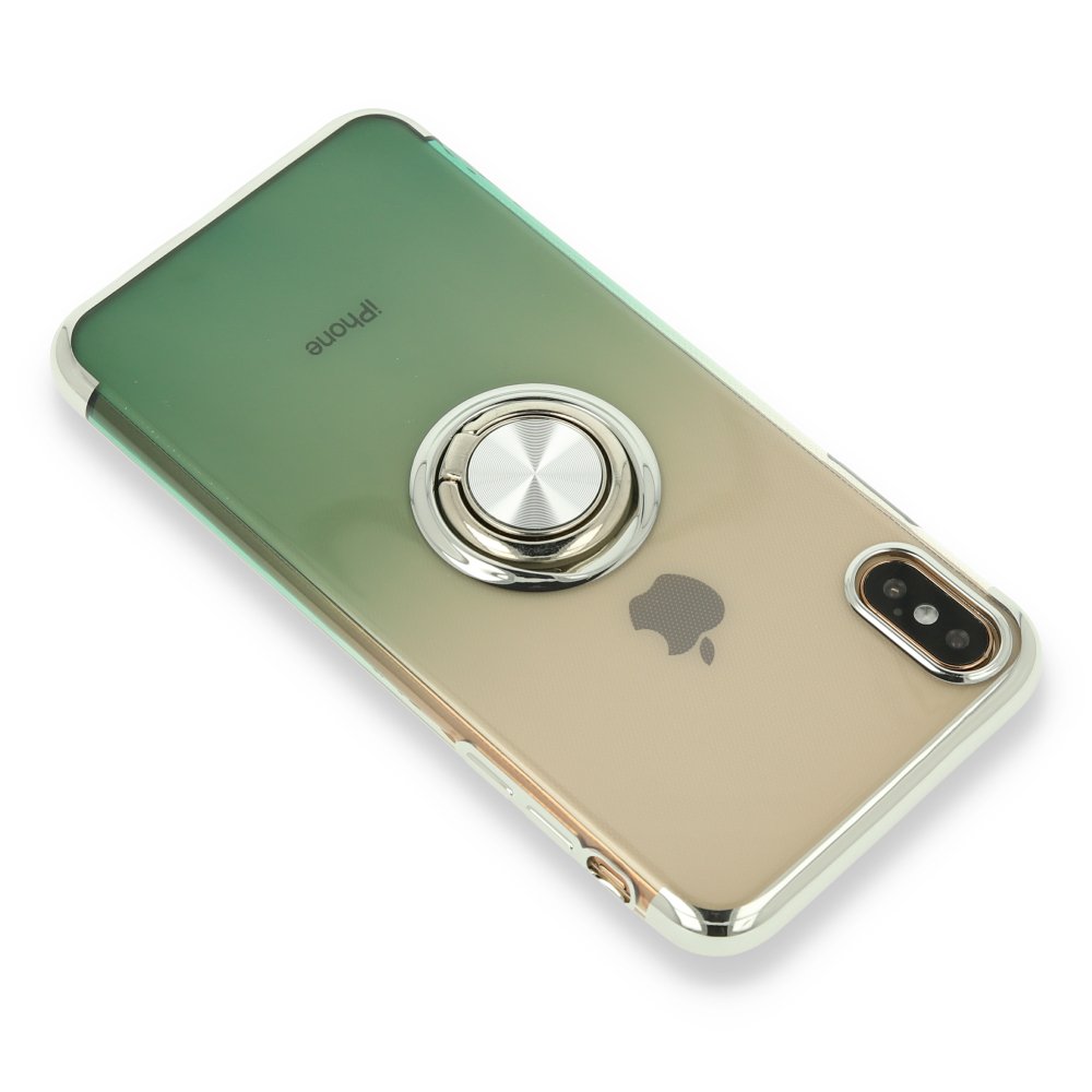  iPhone X Kılıf Marvel Yüzüklü Silikon - Yeşil
