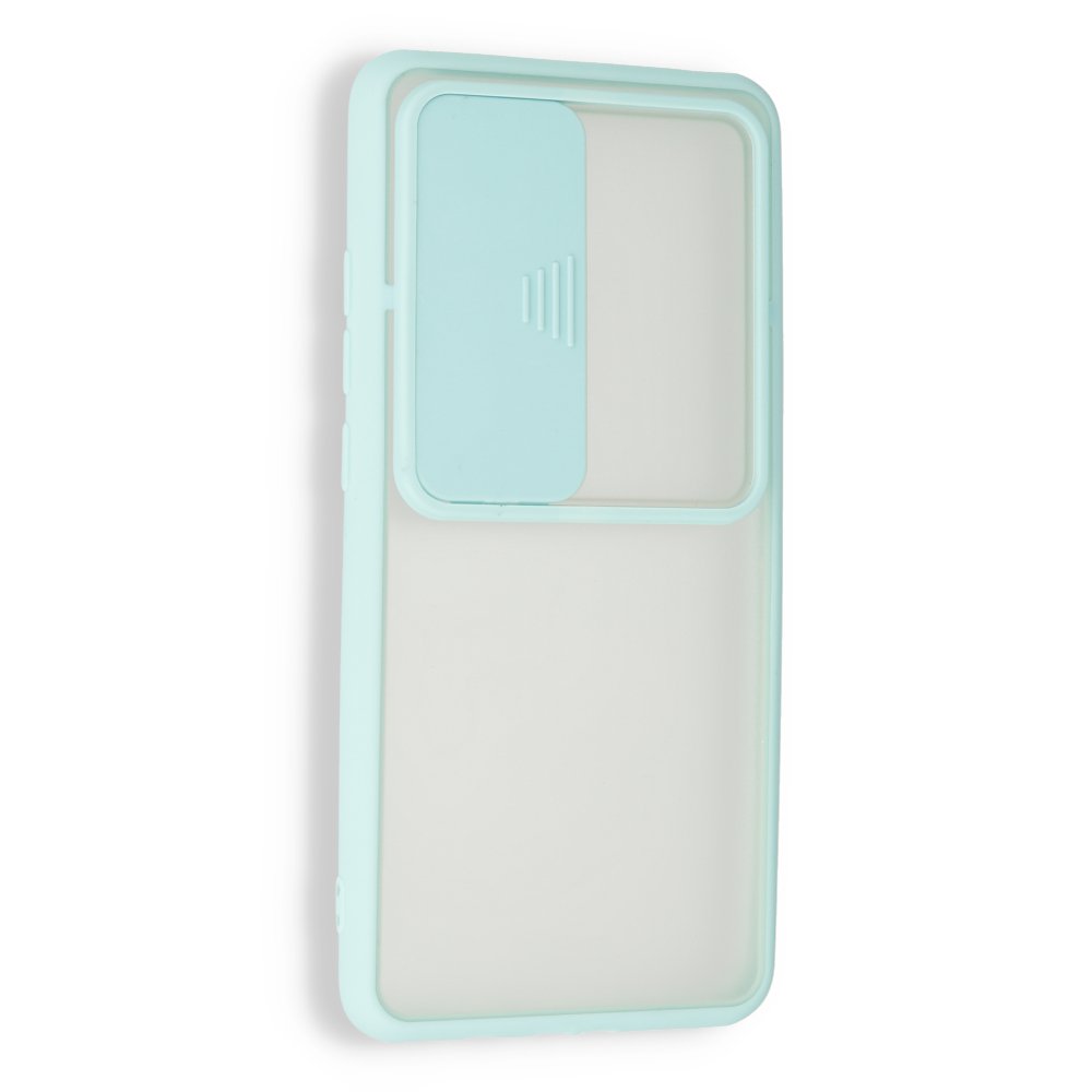 Xiaomi Mi Note 10 Lite Kılıf Palm Buzlu Kamera Sürgülü Silikon - Turkuaz Xiaomi Mi Note 10 Lite Kılıf Palm Buzlu Kamera Sürgülü Silikon - Turkuaz