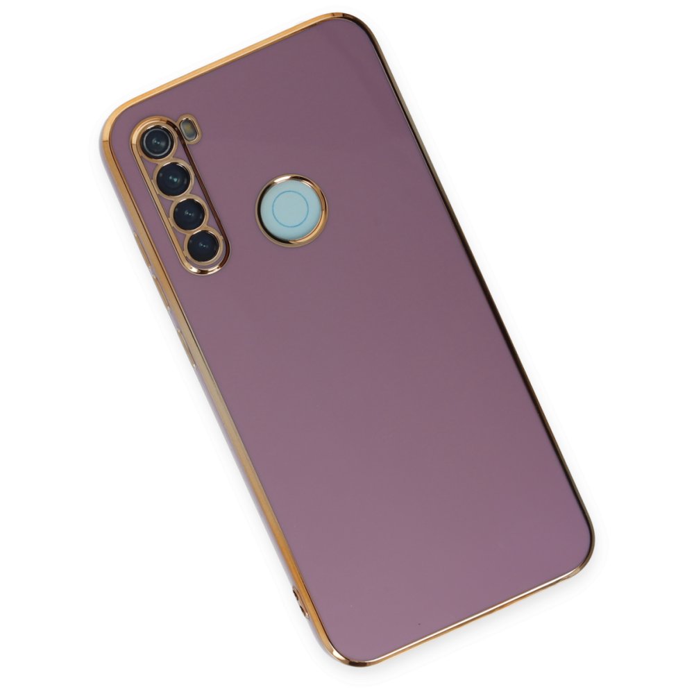 Redmi Note 8 Kılıf Volet Silikon - Mor Redmi Note 8 Kılıf Volet Silikon - Mor