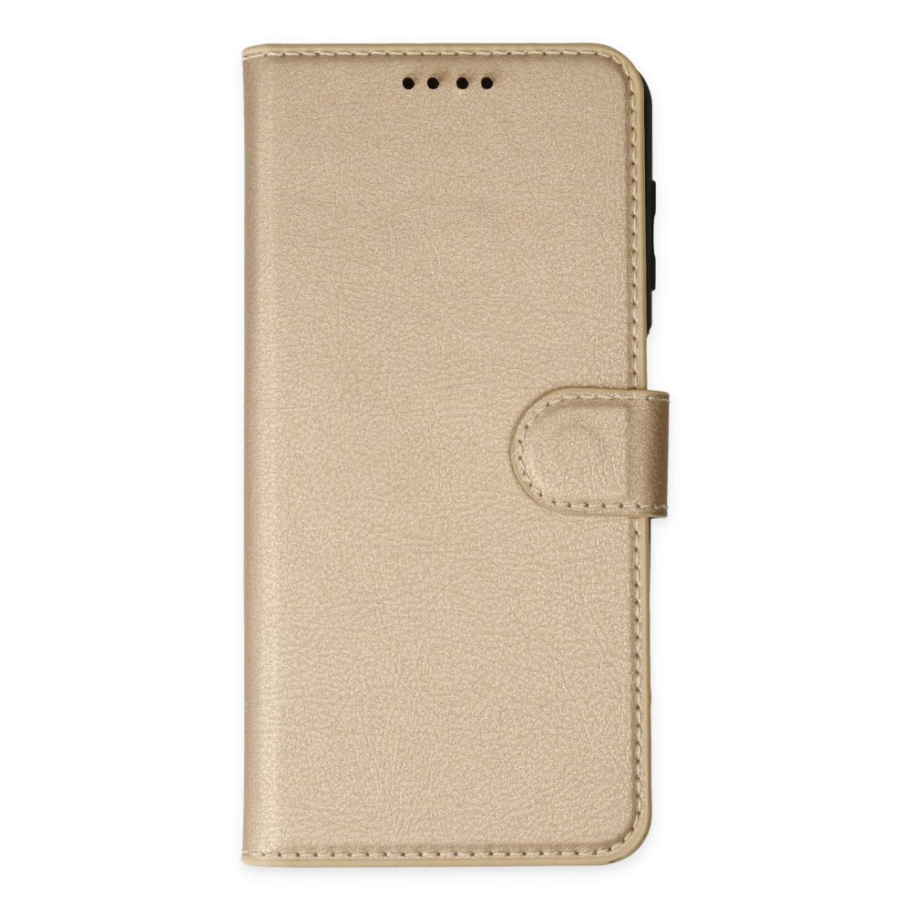 iPhone 14 Pro Max Kılıf Trend S Plus Kapaklı Kılıf - Gold iPhone 14 Pro Max Kılıf Trend S Plus Kapaklı Kılıf - Gold