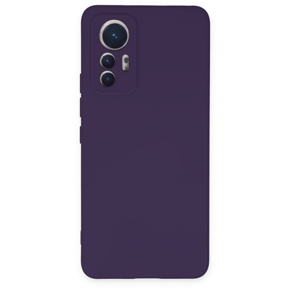 Xiaomi Mi 12 Lite Kılıf Nano içi Kadife Silikon - Mor