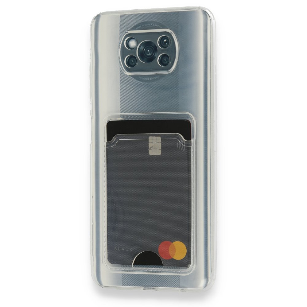 Xiaomi Pocophone X3 Pro Kılıf Kart Şeffaf Silikon - Şeffaf Xiaomi Pocophone X3 Pro Kılıf Kart Şeffaf Silikon - Şeffaf