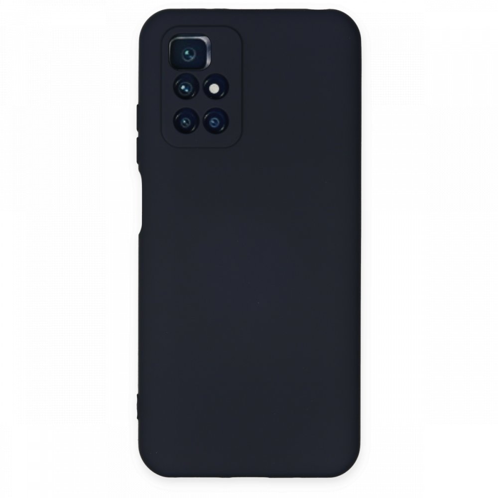 Redmi 10 2022 Kılıf Nano içi Kadife Silikon - Lacivert