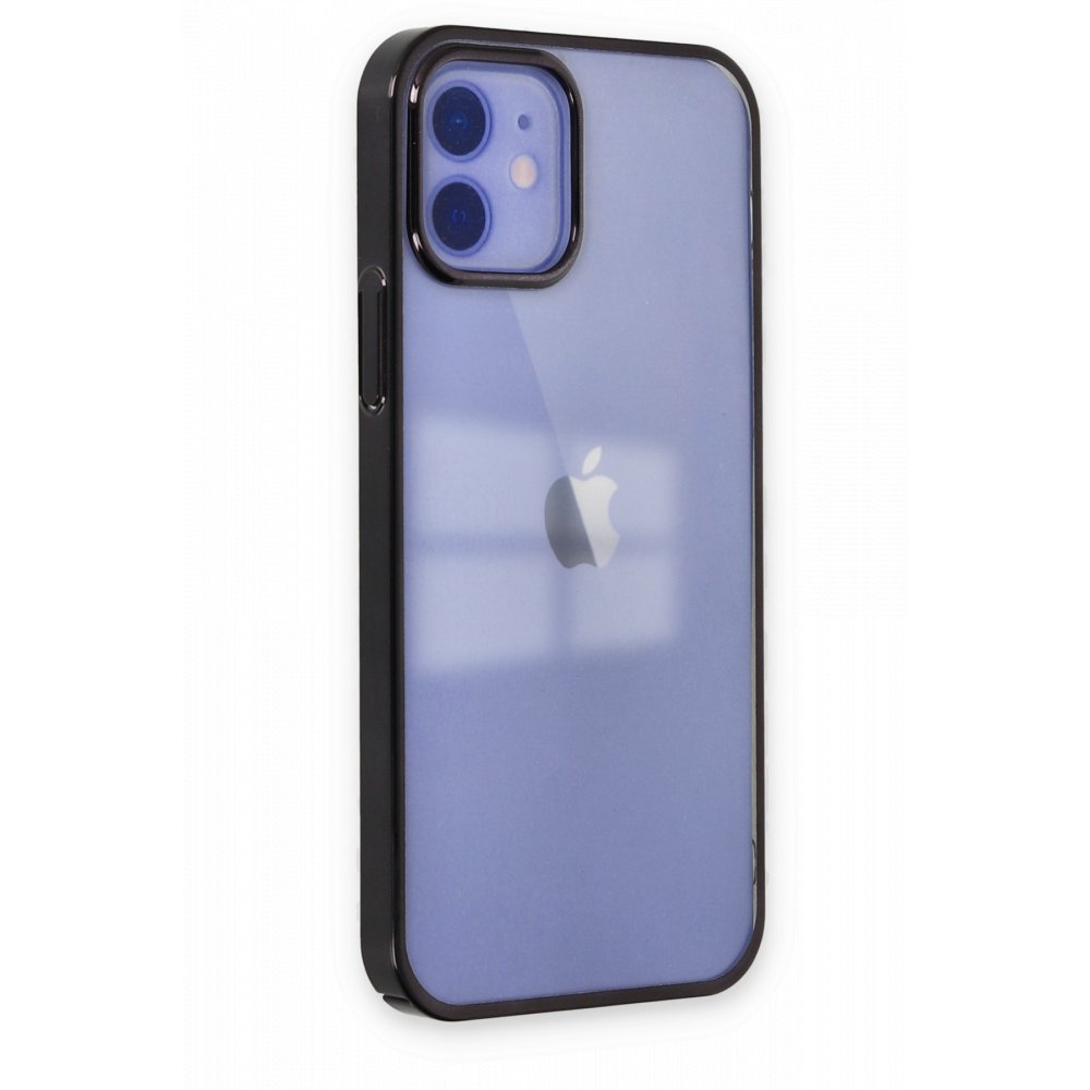  iPhone 12 Kılıf Element Silikon - Siyah