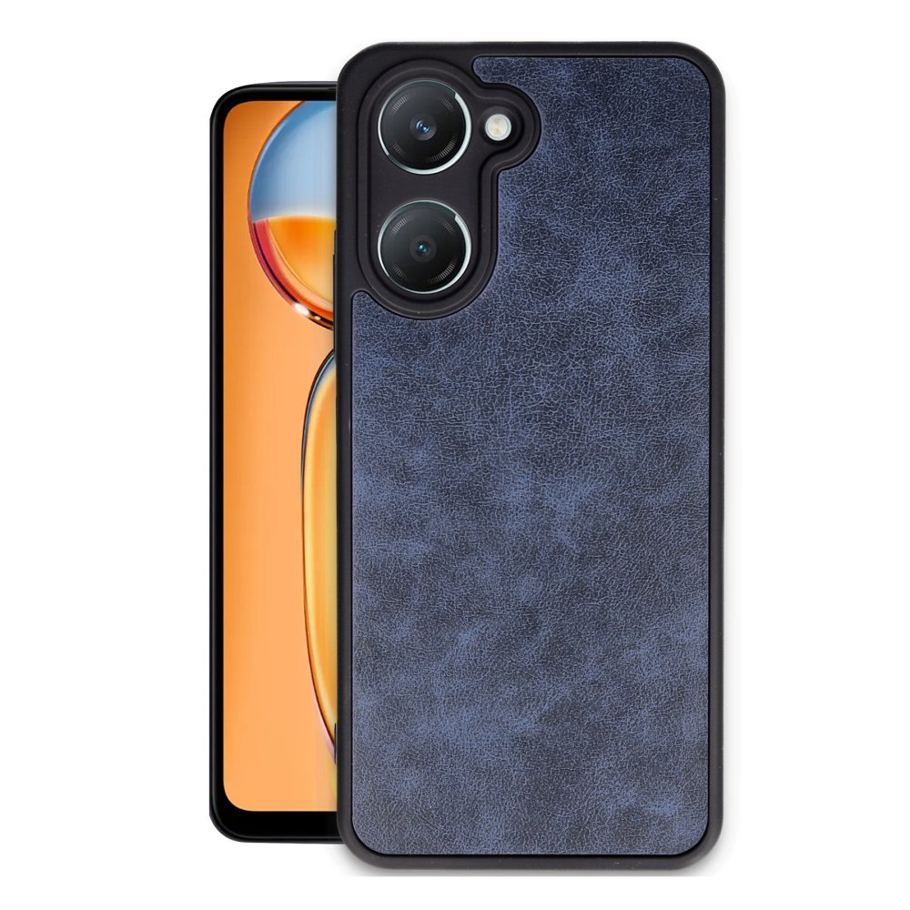 Vivo Y18 Kılıf Aras Deri Kapak - Lacivert Vivo Y18 Kılıf Aras Deri Kapak - Lacivert