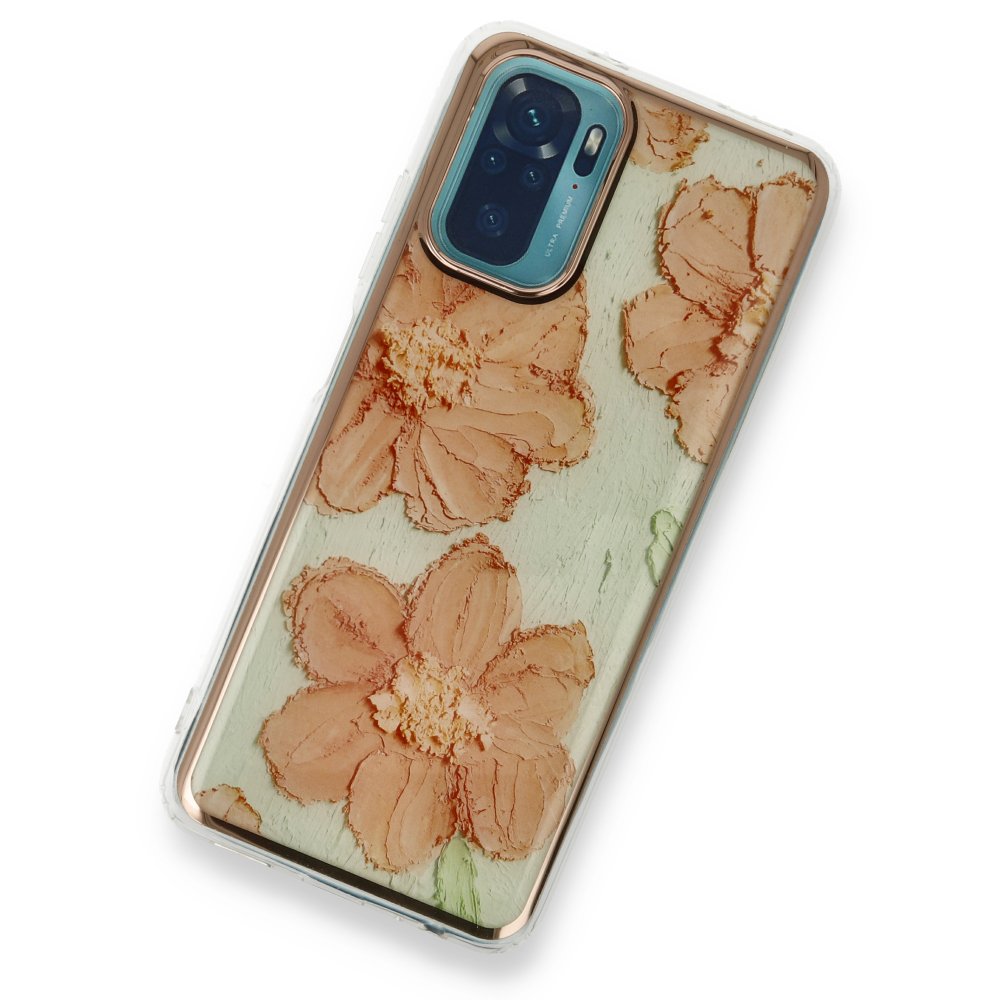 Xiaomi Poco M5s Kılıf Çiçekli Silikon - Rose Xiaomi Poco M5s Kılıf Çiçekli Silikon - Rose