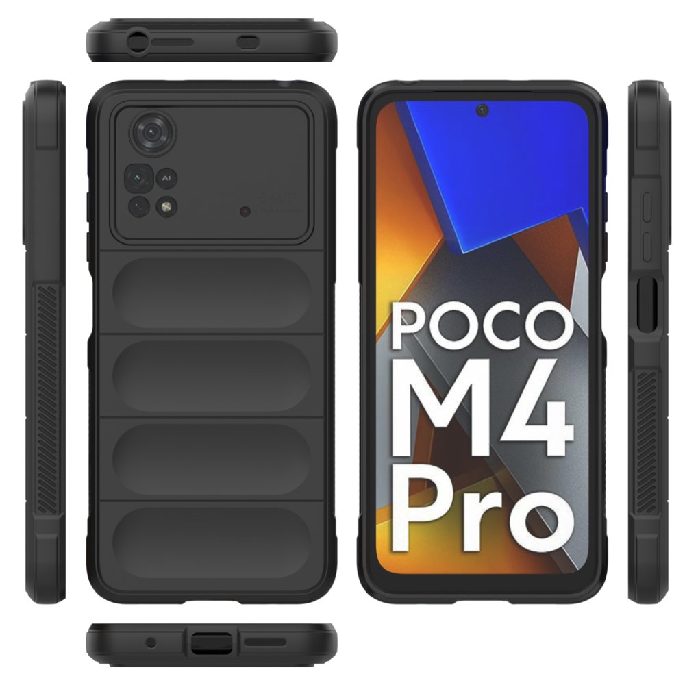  Xiaomi Poco M4 Pro 4G Kılıf Optimum Silikon - Siyah