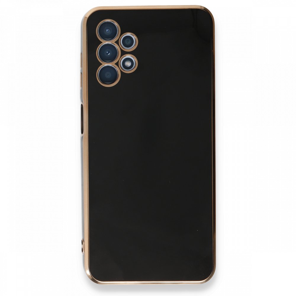  Samsung Galaxy A13 4G Kılıf Volet Silikon - Siyah