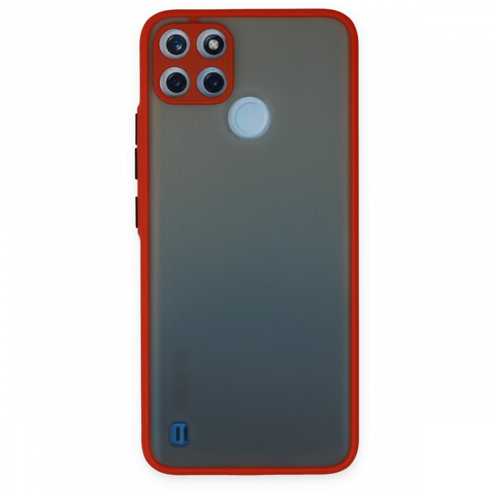  Realme C21Y Kılıf Montreal Silikon Kapak - Kırmızı