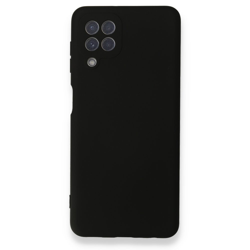  Samsung Galaxy M32 Kılıf Nano içi Kadife Silikon - Siyah