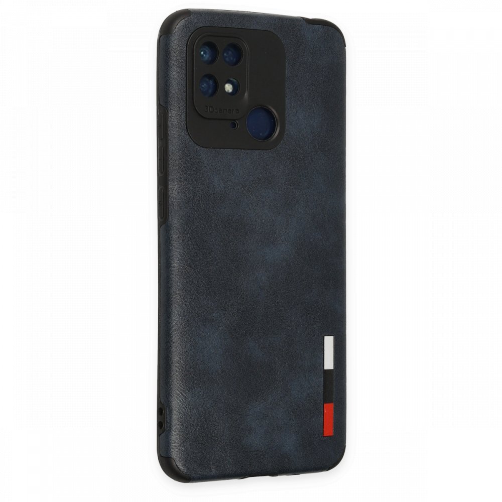 Xiaomi Poco C40 Kılıf Loop Deri Silikon - Lacivert Xiaomi Poco C40 Kılıf Loop Deri Silikon - Lacivert