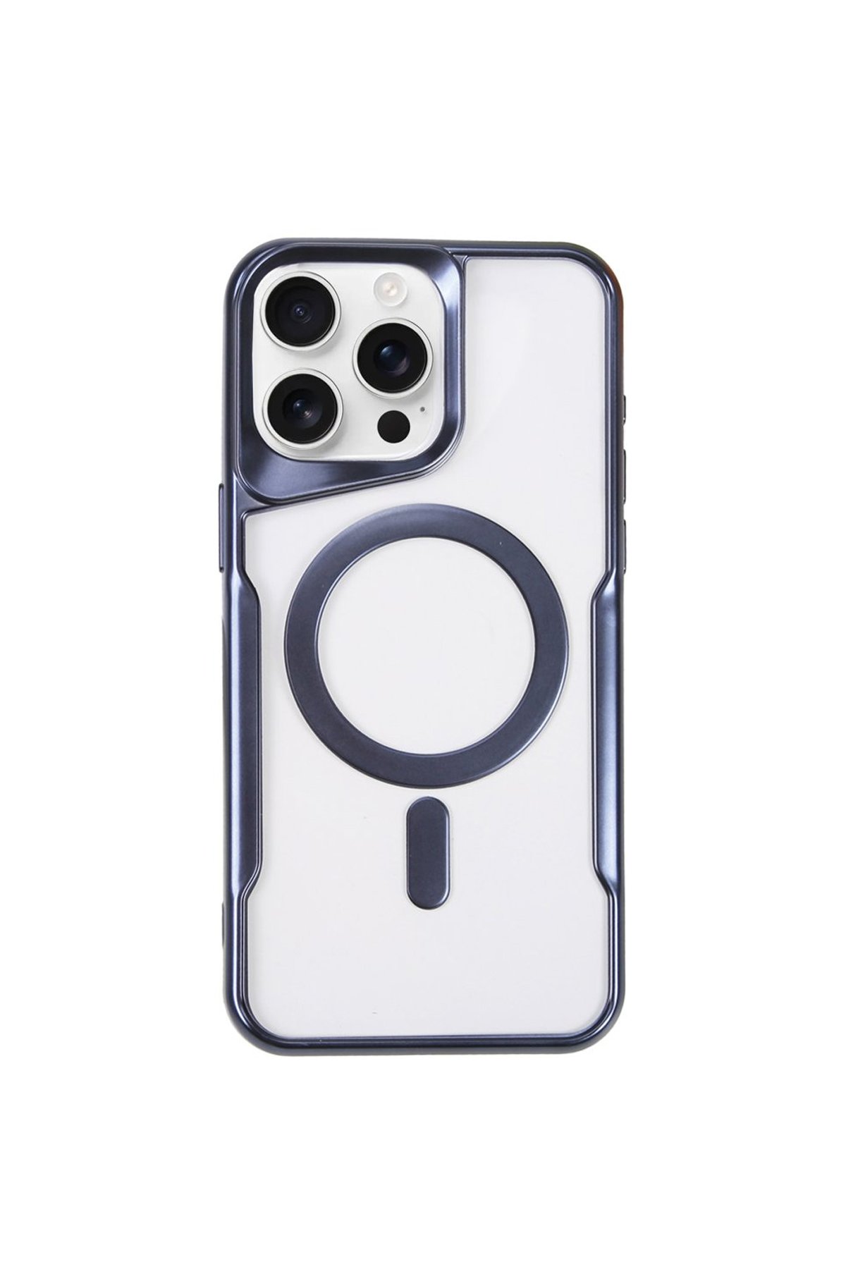 iPhone 15 Pro Max Kılıf Boyi Magsafe Silikon Kapak - Lacivert iPhone 15 Pro Max Kılıf Boyi Magsafe Silikon Kapak - Lacivert