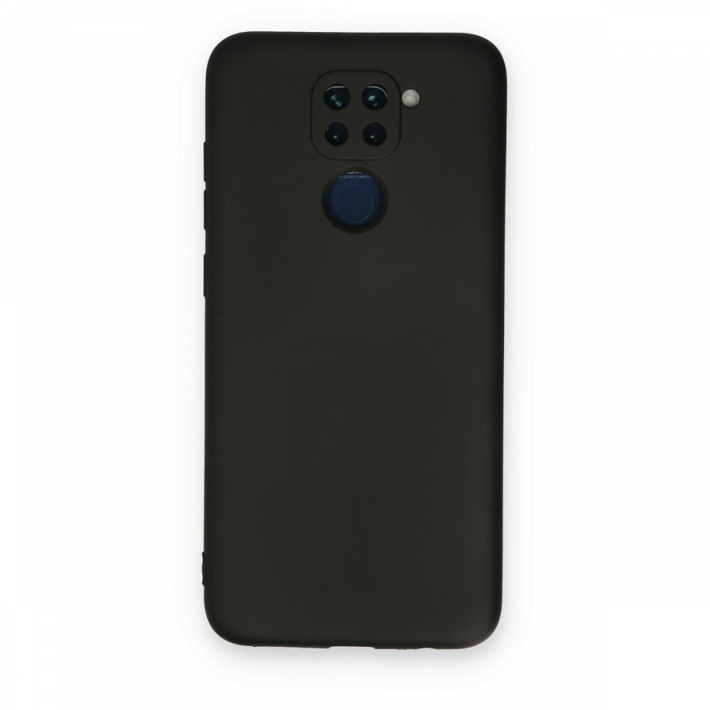 Redmi Note 9 Kılıf Nano içi Kadife Silikon - Siyah