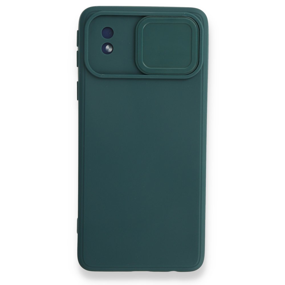  Samsung Galaxy A01 Core Kılıf Color Lens Silikon - Yeşil