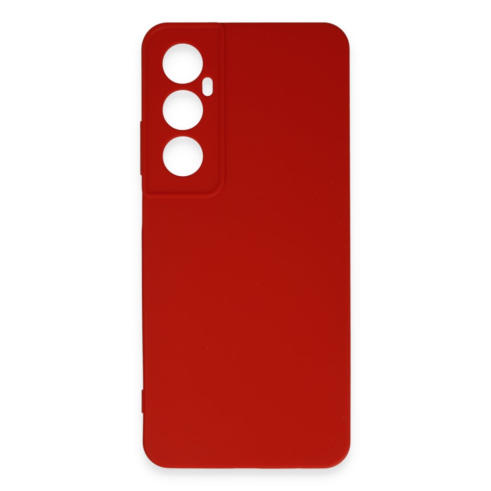 Realme C65 Kılıf First Silikon - Kırmızı  Realme C65 Kılıf First Silikon - Kırmızı