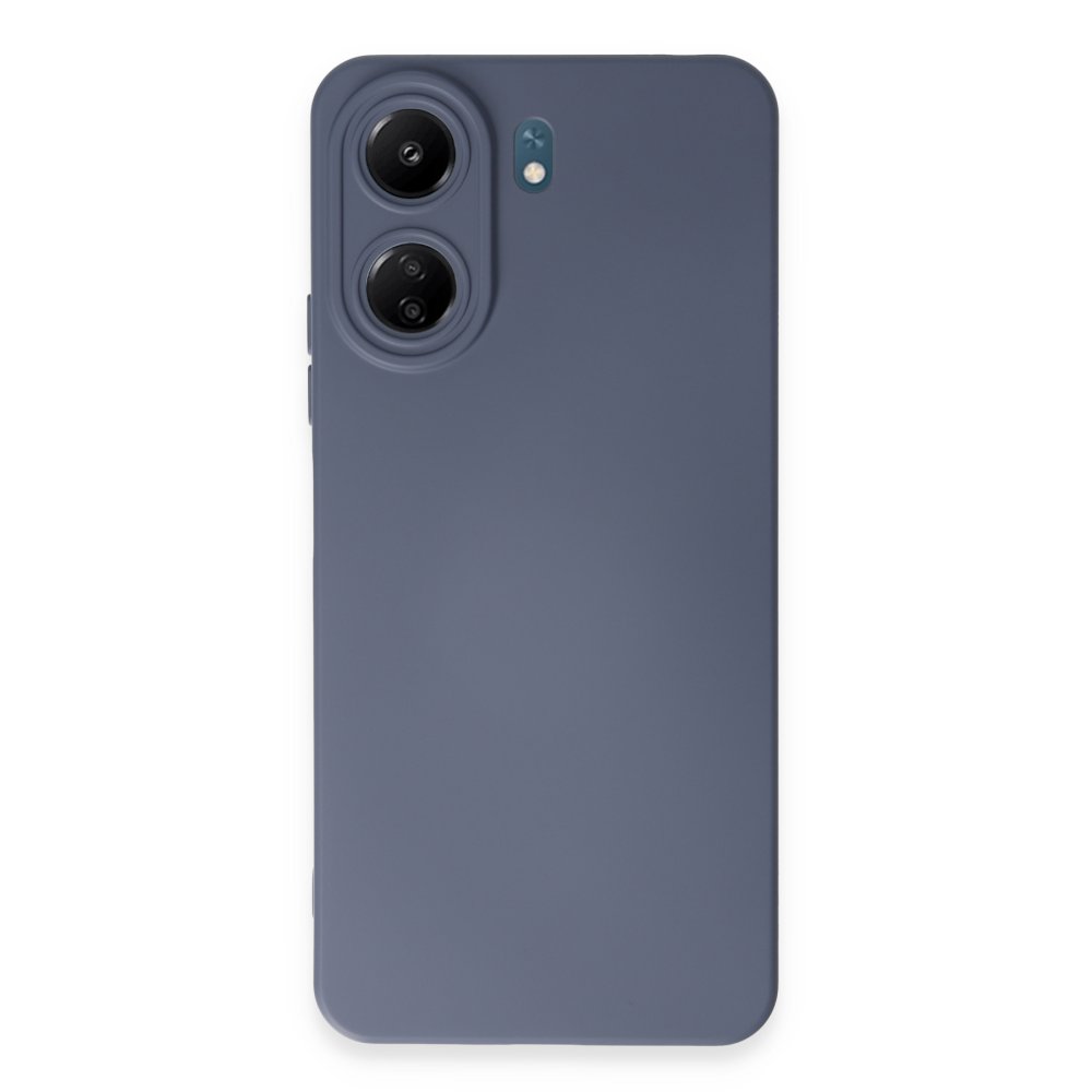 Redmi 13C Kılıf Nano içi Kadife Silikon - Gri Redmi 13C Kılıf Nano içi Kadife Silikon - Gri