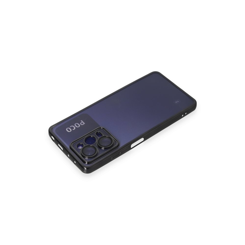 Xiaomi Poco X5 Pro 5G Kılıf Razer Lensli Silikon - Siyah  Xiaomi Poco X5 Pro 5G Kılıf Razer Lensli Silikon - Siyah