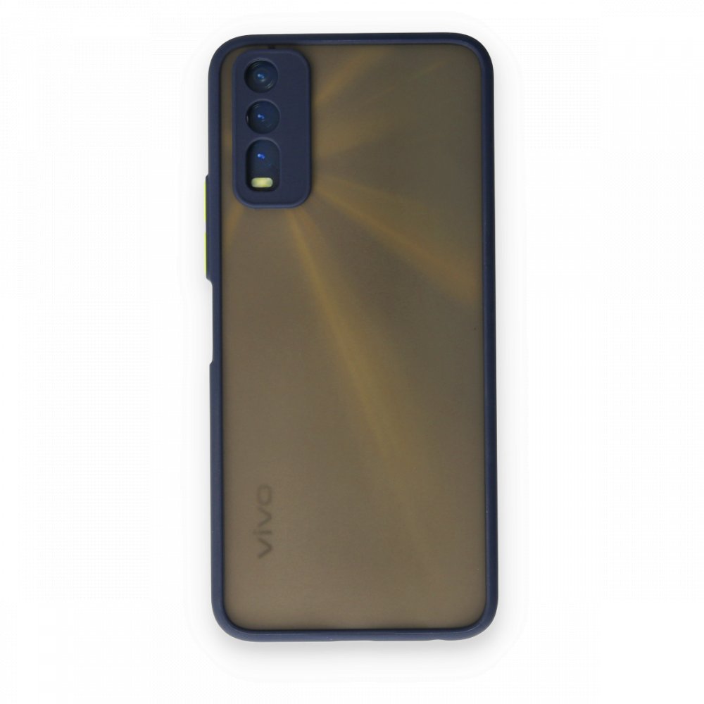  Vivo Y11S Kılıf Montreal Silikon Kapak - Lacivert