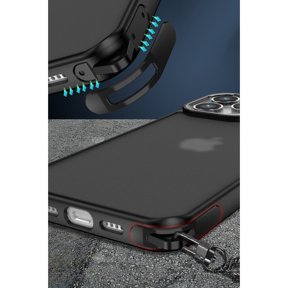  Xiaomi Poco C65 Kılıf Elegant Kapak - Siyah