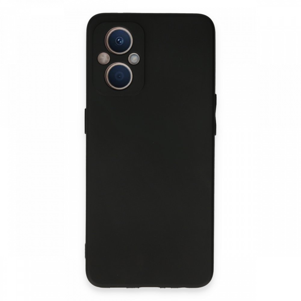 Oppo Reno 7 Lite Kılıf First Silikon - Siyah Oppo Reno 7 Lite Kılıf First Silikon - Siyah