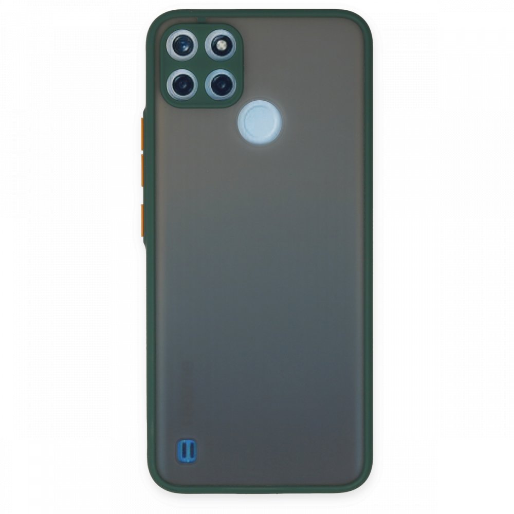  Realme C21Y Kılıf Montreal Silikon Kapak - Yeşil