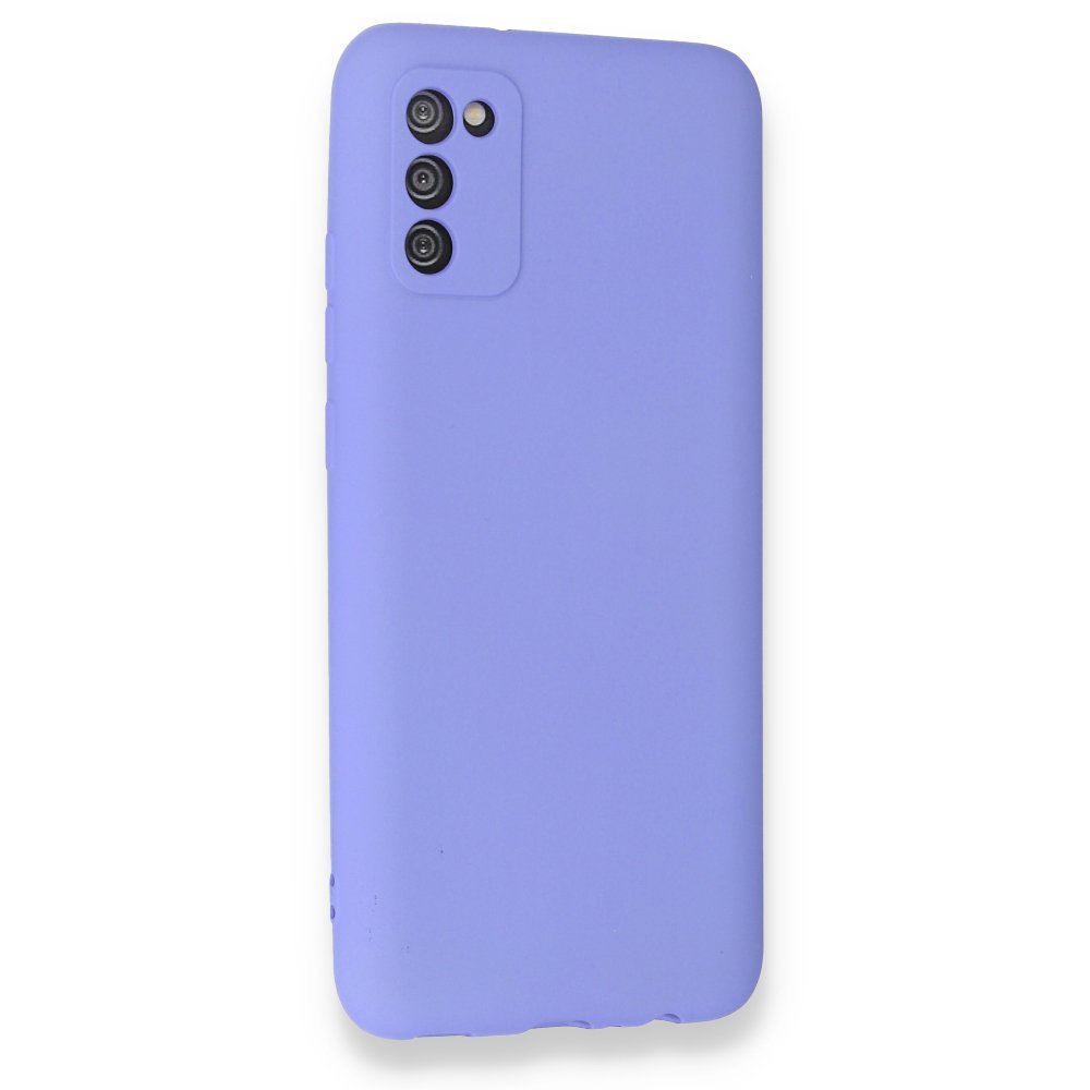  Samsung Galaxy A02S Kılıf First Silikon - Lila