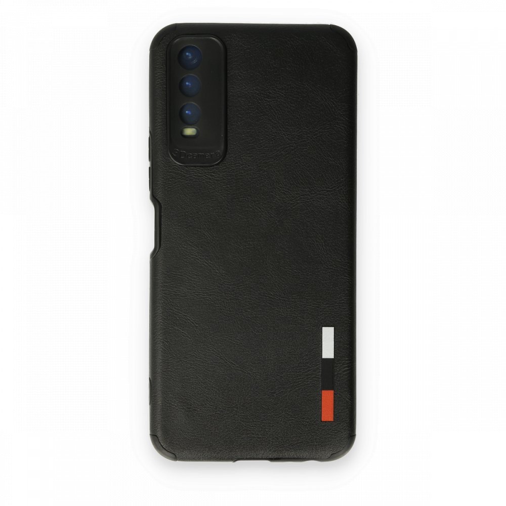  Vivo Y11S Kılıf Loop Deri Silikon - Siyah