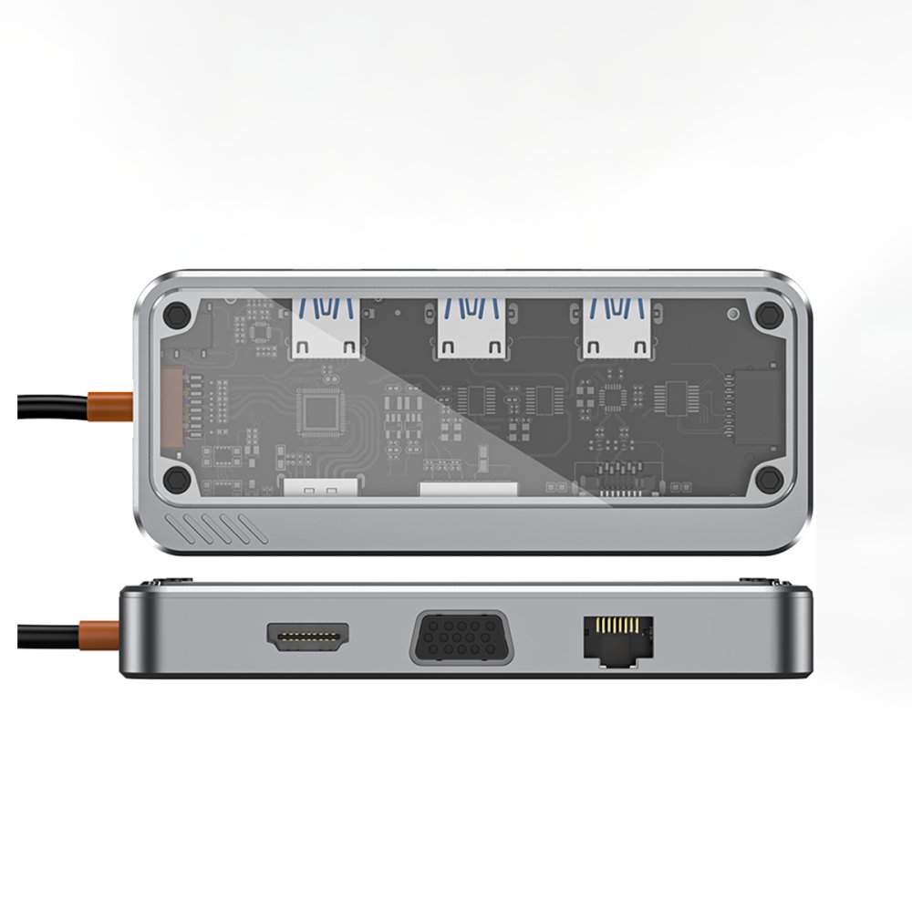  Dönüştürücü 10in1 Hub SW10V - Gri