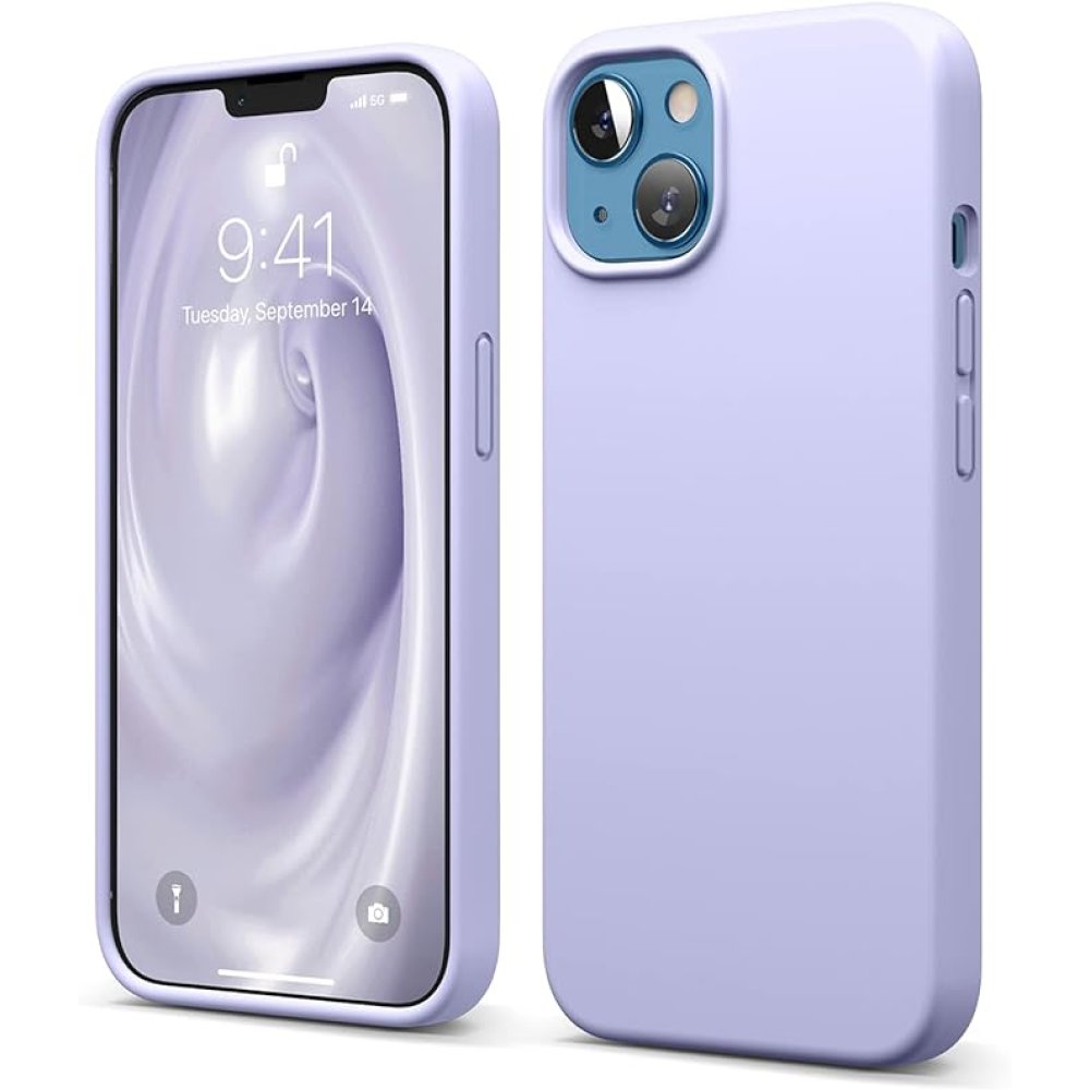  iPhone 13 Kılıf First Silikon - Lila