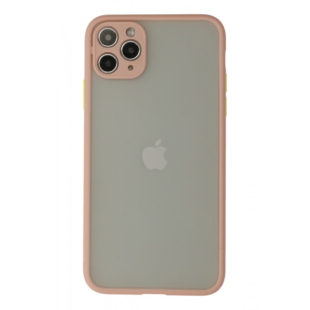  iPhone 12 Pro Kılıf Montreal Silikon Kapak - Pembe