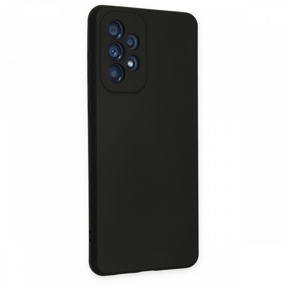 Samsung Galaxy A23 4G Kılıf Nano içi Kadife Silikon - Siyah