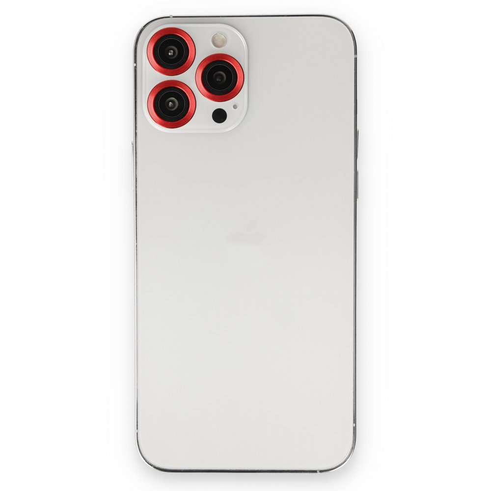  iPhone 13 Pro Max Metal Kamera Lens - Kırmızı
