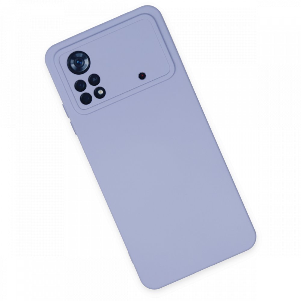  Xiaomi Poco X4 Pro 5G Kılıf Nano içi Kadife Silikon - Lila