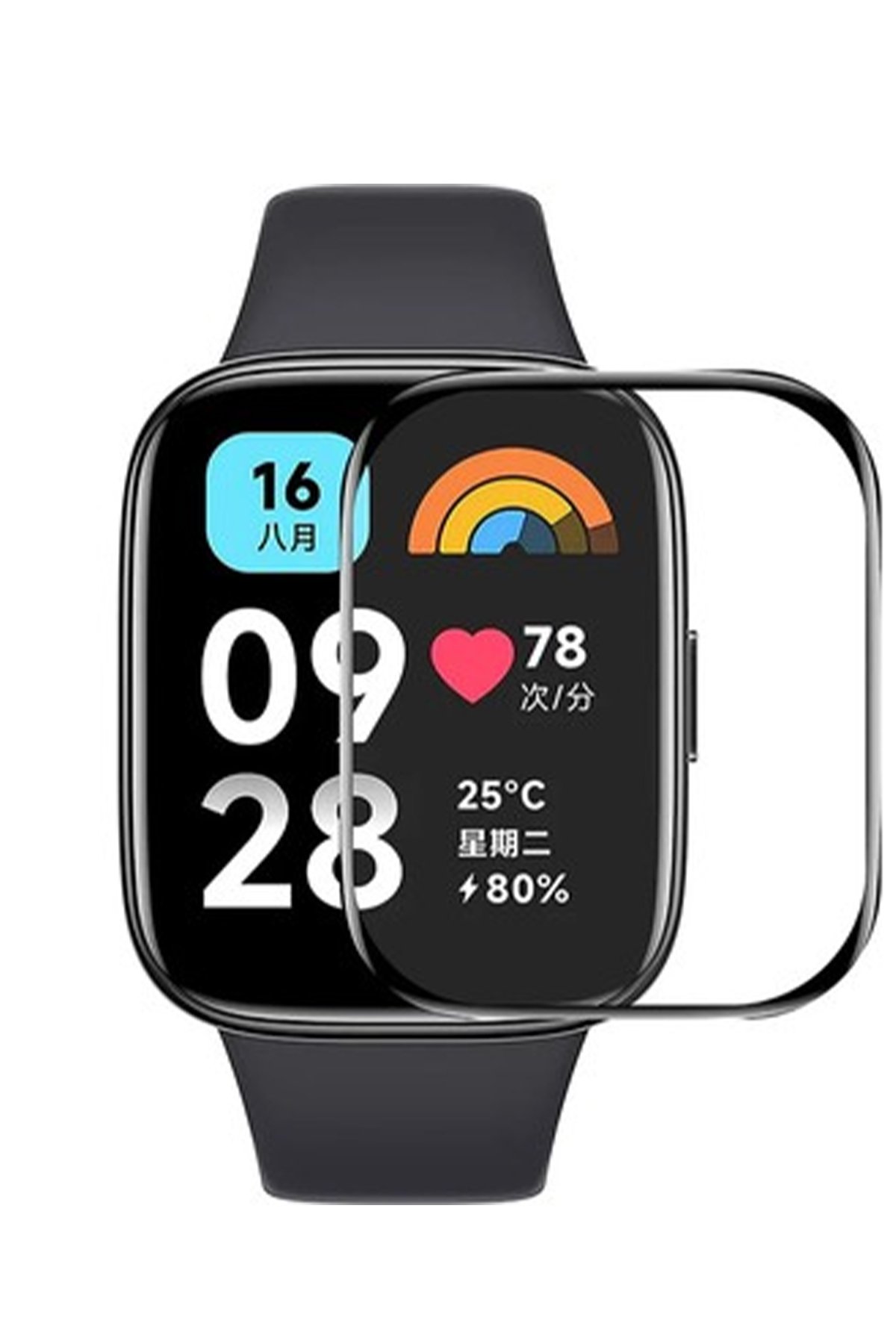 Redmi Watch 3 Active Polymer Nano Ekran Koruyucu - Şeffaf Redmi Watch 3 Active Polymer Nano Ekran Koruyucu - Şeffaf