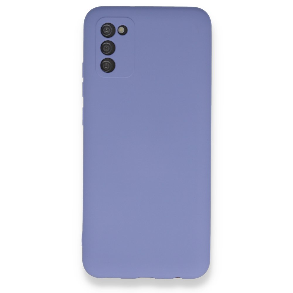  Samsung Galaxy A03S Kılıf Nano içi Kadife Silikon - Lila
