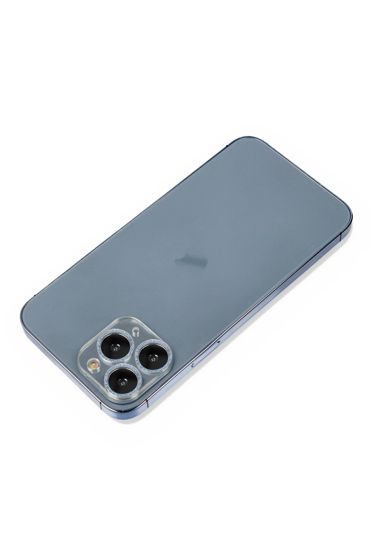  iPhone 11 Pro Max Shine Kamera Lens Koruma Cam - Sierra Blue