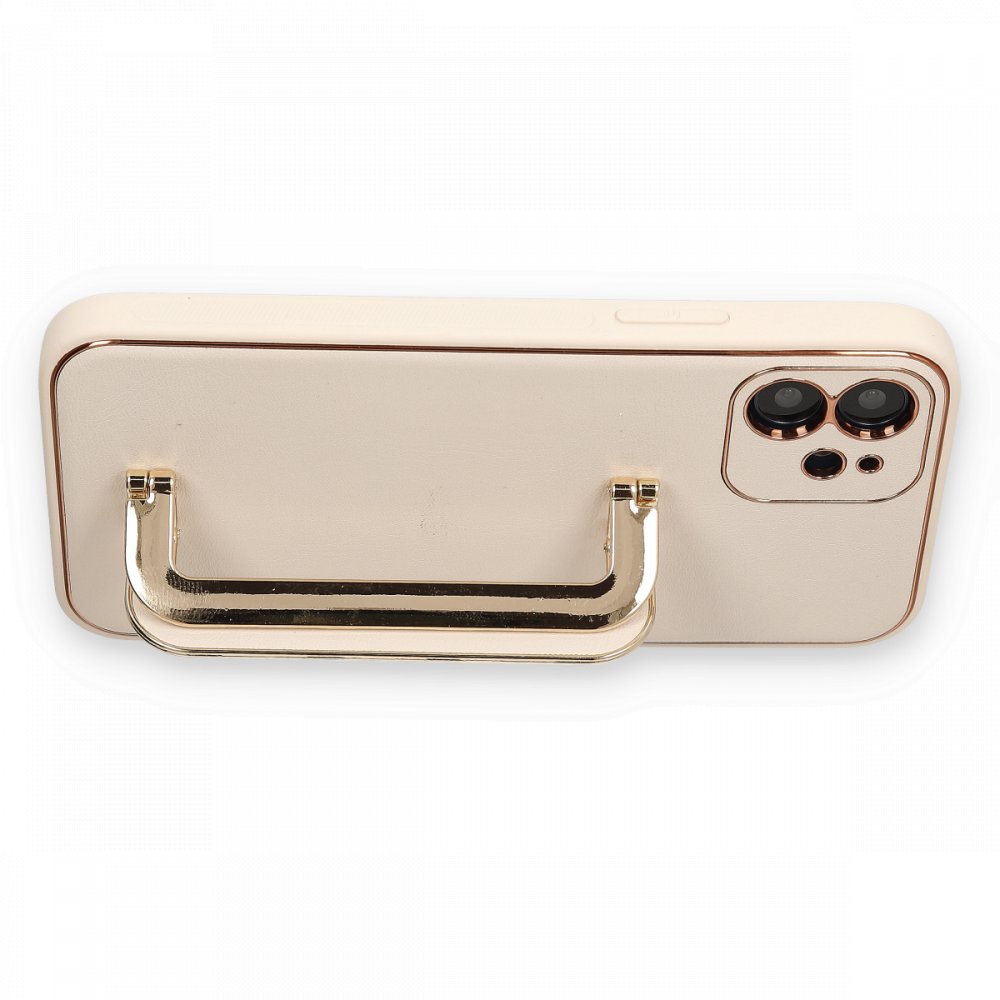 iPhone 12 Kılıf Coco Elit Kapak - Gold iPhone 12 Kılıf Coco Elit Kapak - Gold