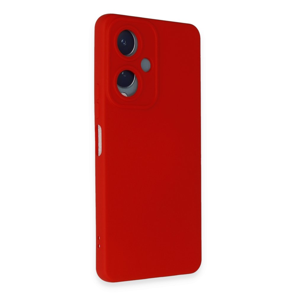 Vivo Y17S Kılıf Nano içi Kadife Silikon - Kırmızı Vivo Y17S Kılıf Nano içi Kadife Silikon - Kırmızı