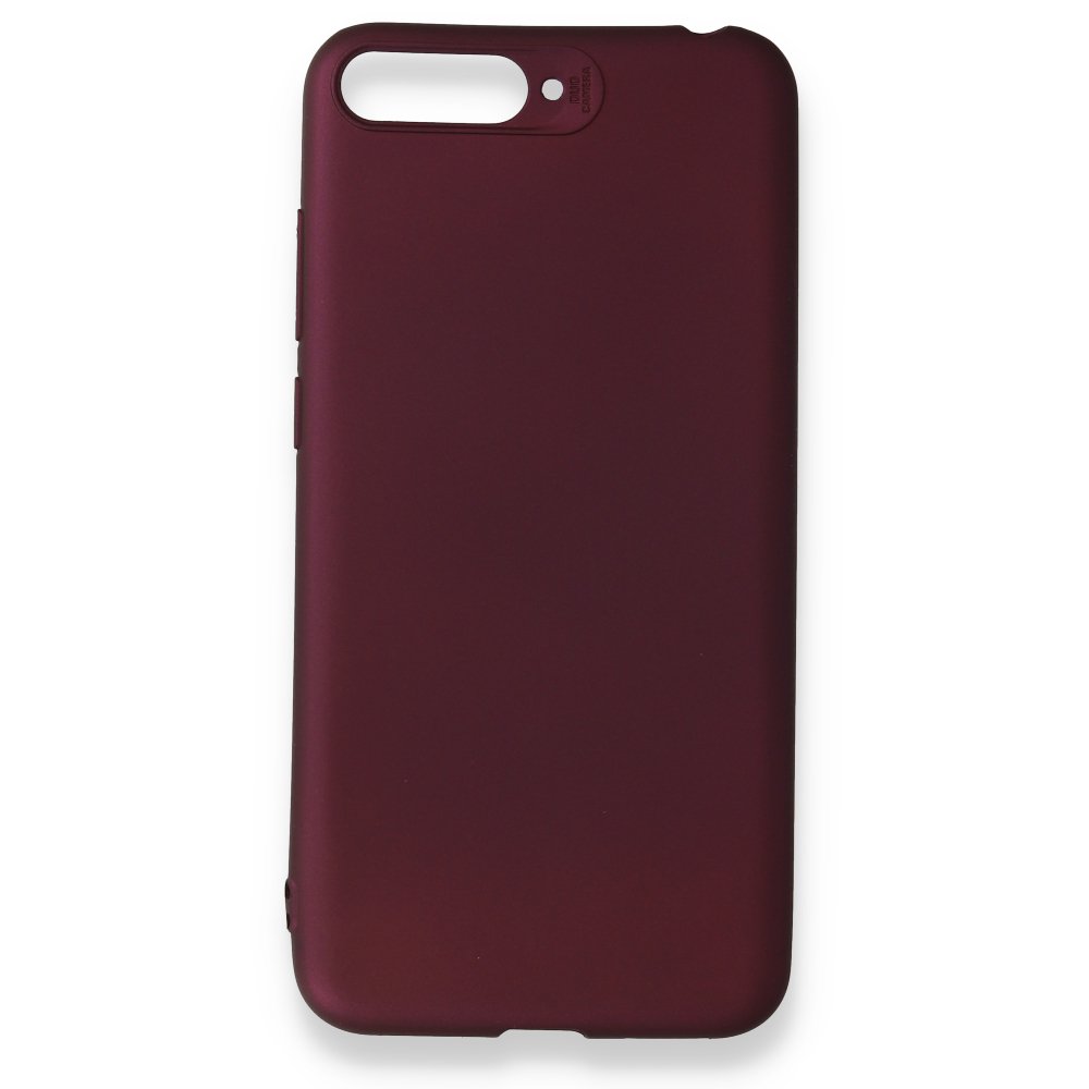 Huawei Honor 7A Kılıf First Silikon - Mürdüm  Huawei Honor 7A Kılıf First Silikon - Mürdüm