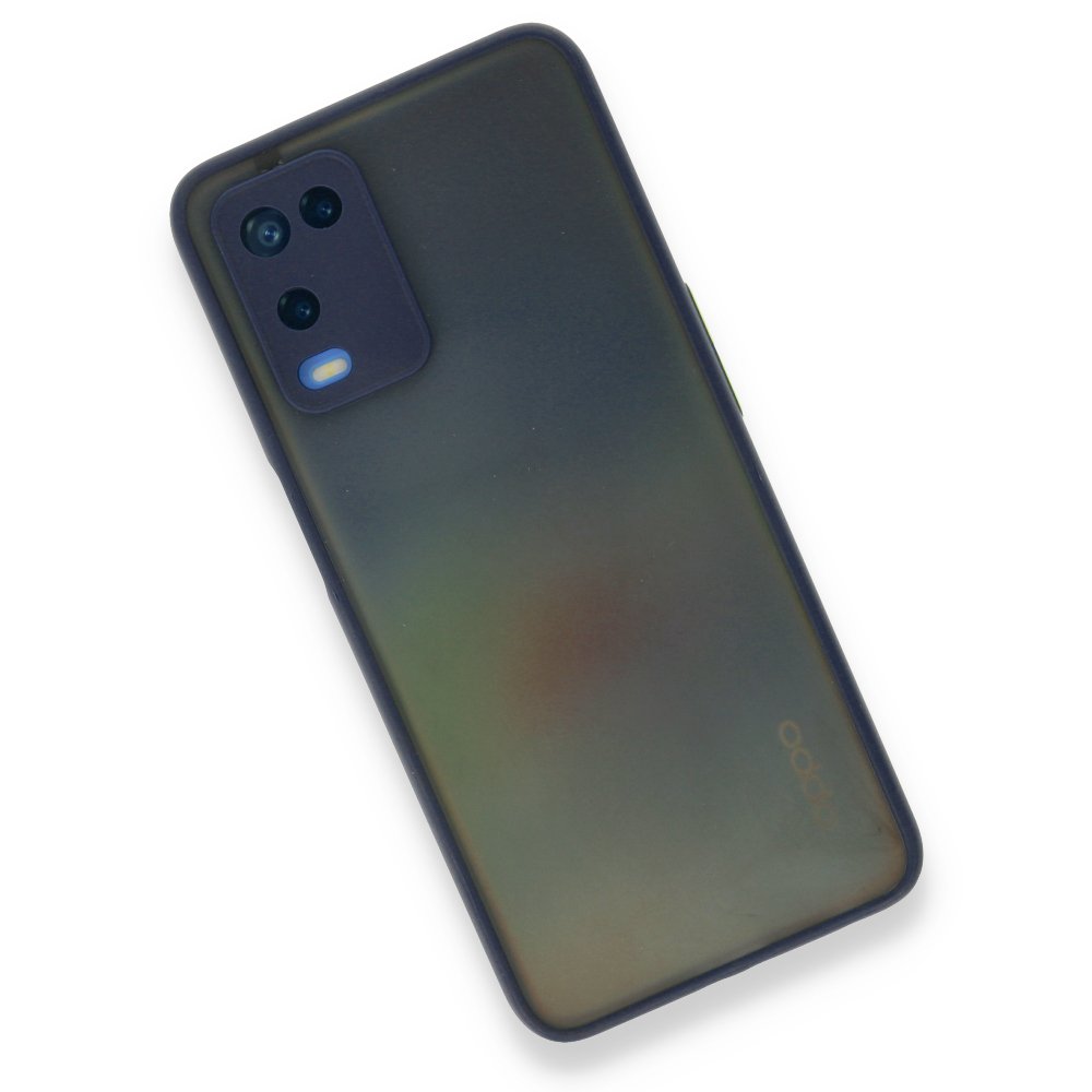 Oppo A54 4G Kılıf Montreal Silikon Kapak - Lacivert Oppo A54 4G Kılıf Montreal Silikon Kapak - Lacivert