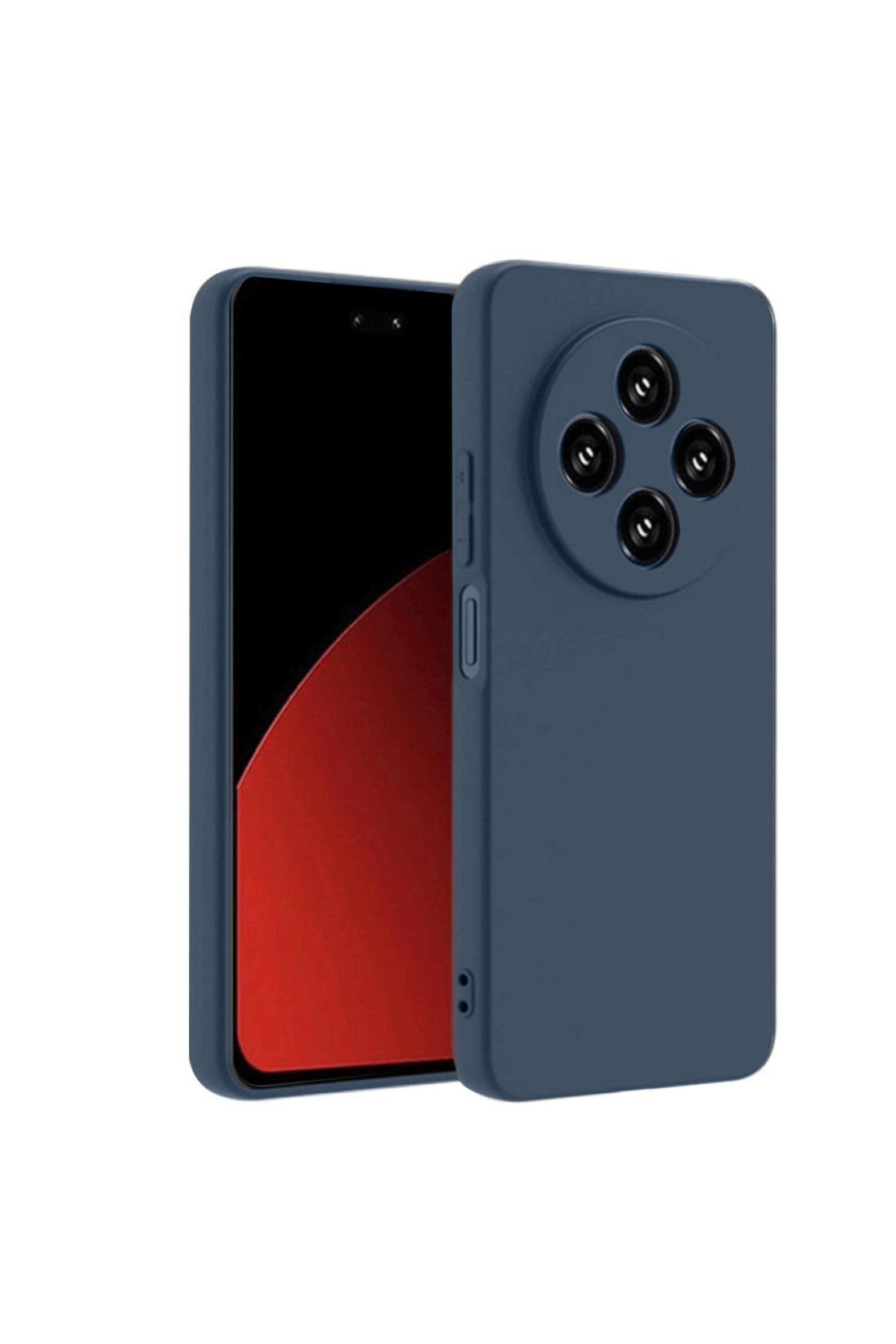 Redmi 14C Kılıf Nano içi Kadife Silikon - Lacivert Redmi 14C Kılıf Nano içi Kadife Silikon - Lacivert