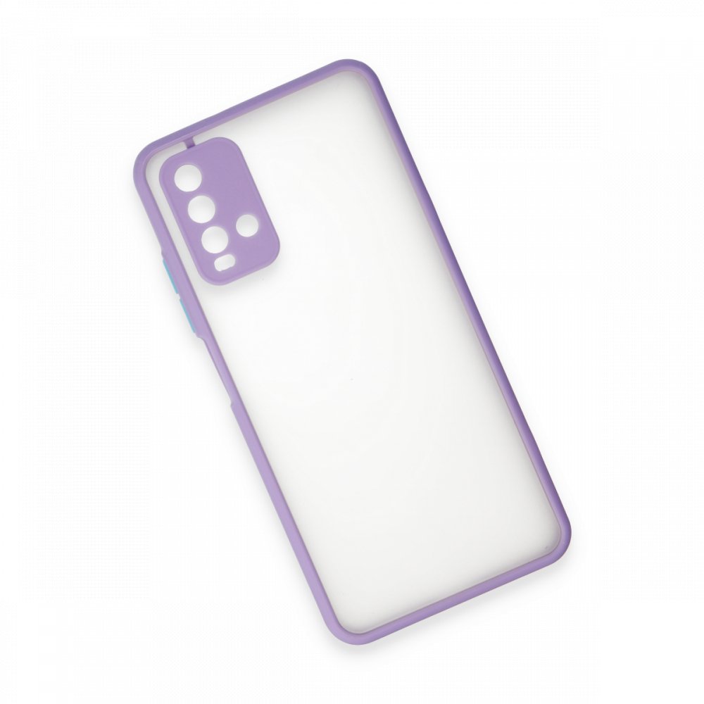 Redmi 9T Kılıf Montreal Silikon Kapak - Mor