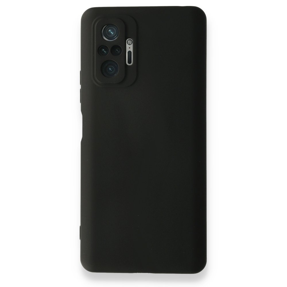 Redmi Note 10 Pro Kılıf Nano içi Kadife Silikon - Siyah