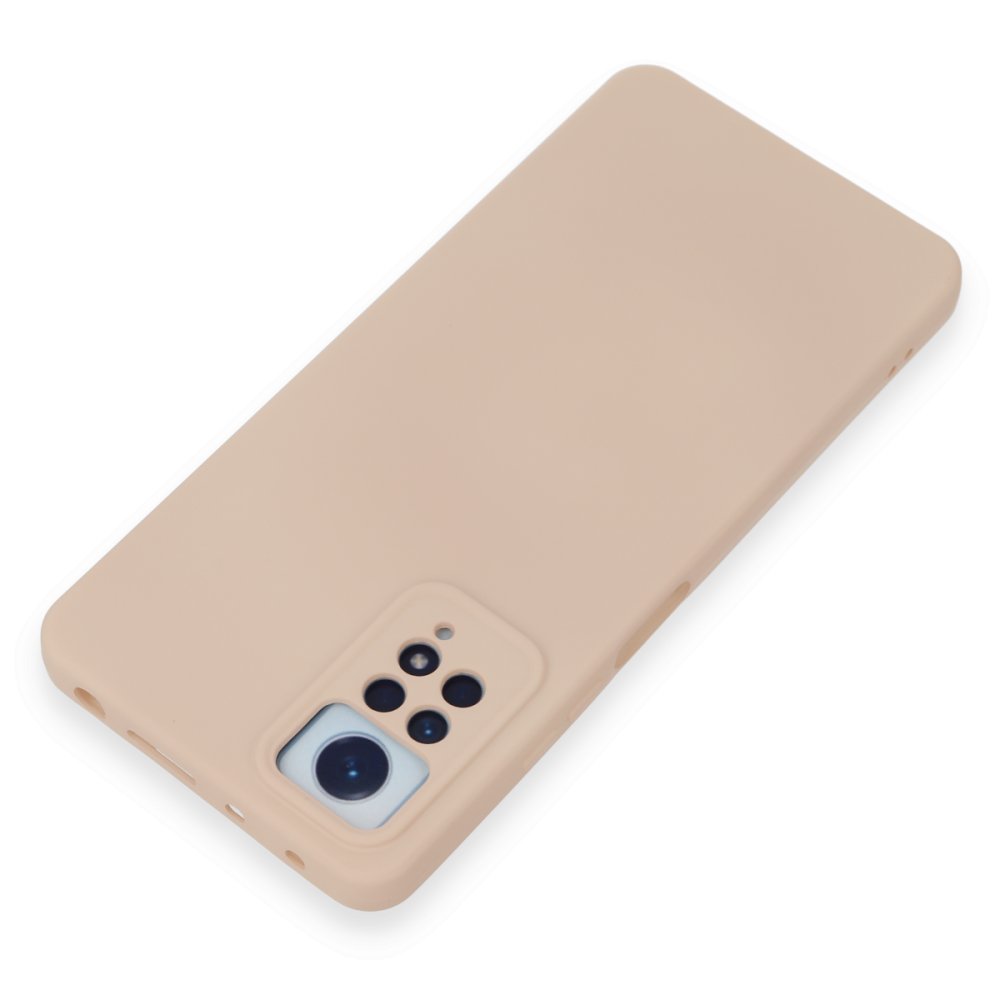 Redmi Note 12 Pro 4G Kılıf Nano içi Kadife Silikon - Pudra